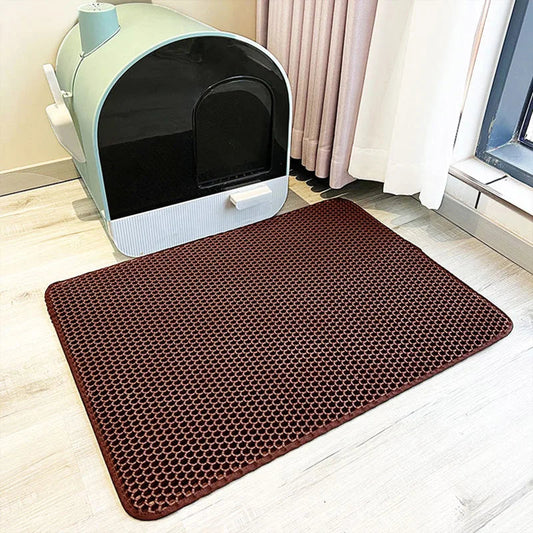 EVA Double Layer Cat Litter Mat - VelyZoo