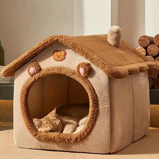 VelyZoo Cozy Cave™ Pet Bed - VelyZoo